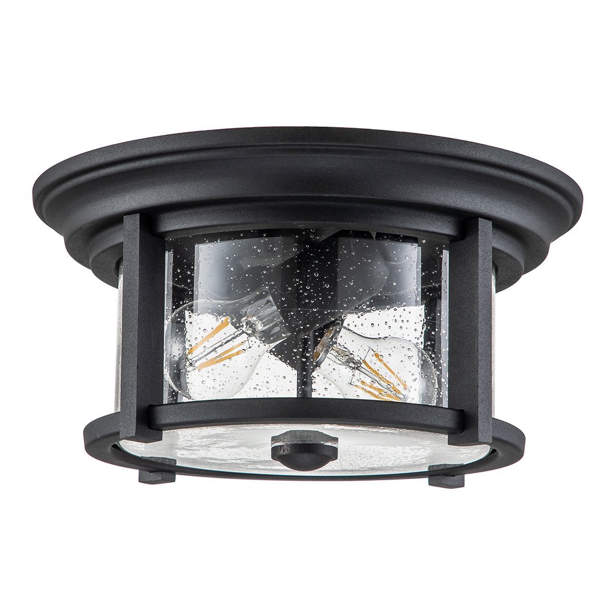 Elstead - FE-MERRILL-F-BLK - Merrill 2 Light Flush - Negro