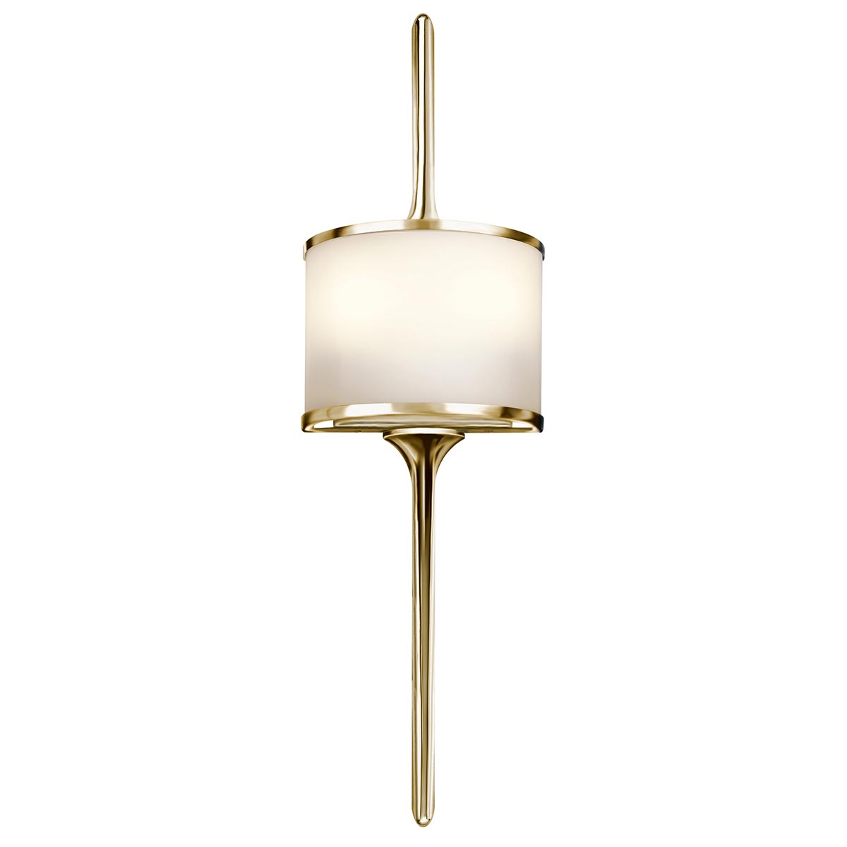 Elstead - KL-MONA-S-PB - Mona 2 Light Small Wall Light - Latón pulido