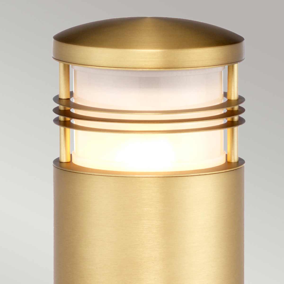 Elstead Newbrighton 1 Light Bollard - Brushed Brass NEWBRIGHTON-B-BRASS