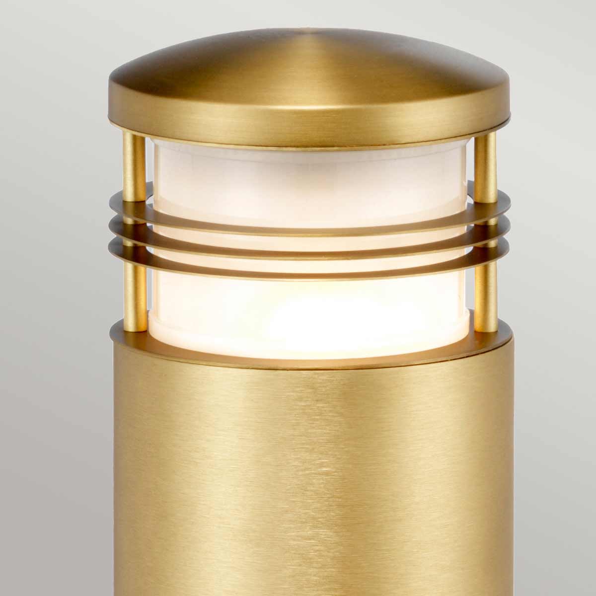 Elstead Newbrighton 1 Light Mini Bollard - Brushed Brass NEWBRIGHTON-MB-BRASS