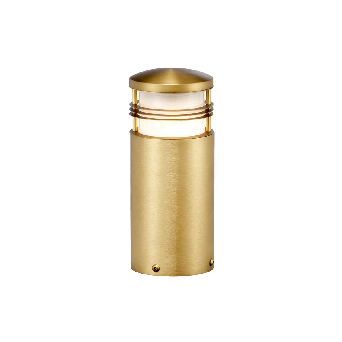 Elstead Newbrighton 1 Light Mini Bollard - Brushed Brass NEWBRIGHTON-MB-BRASS
