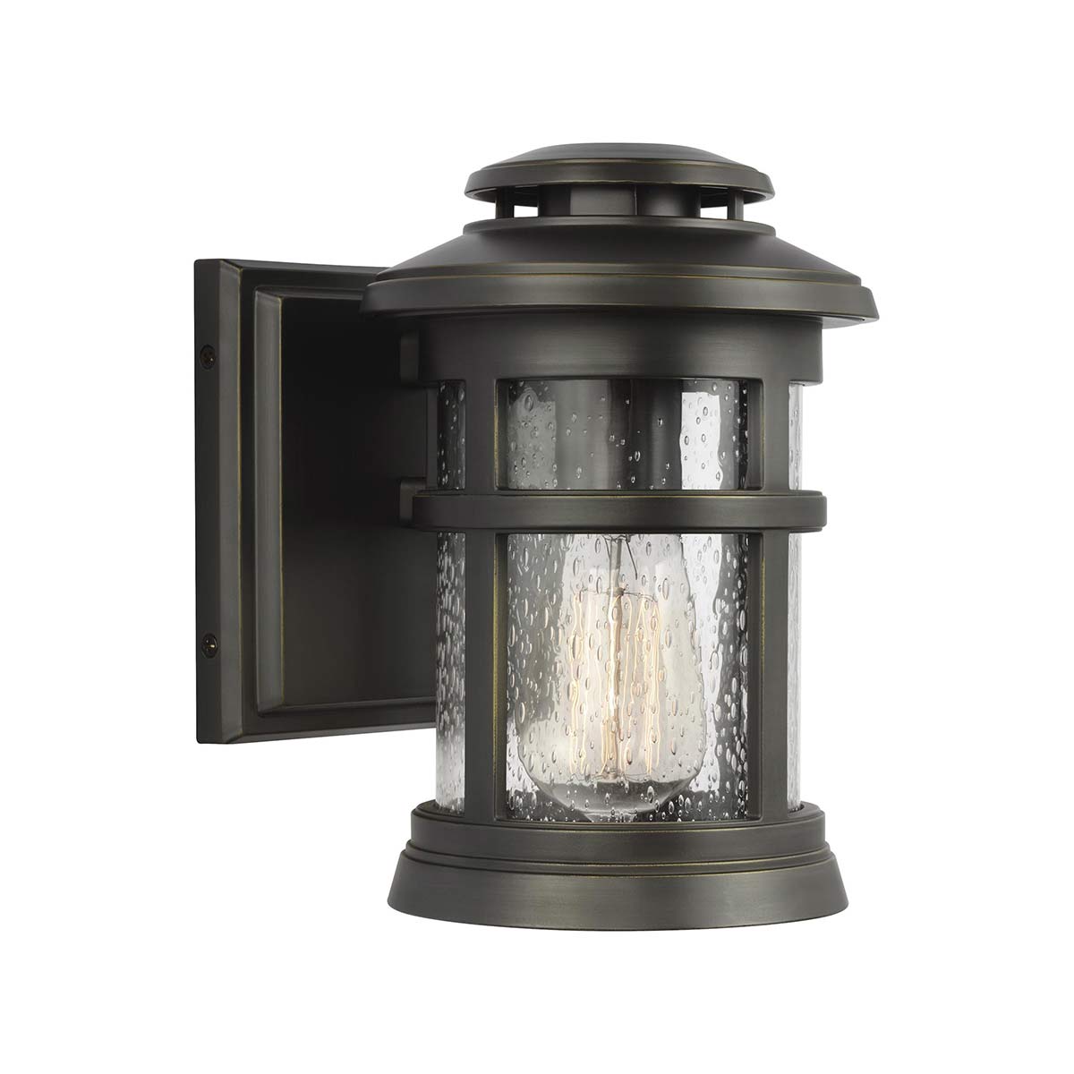 Elstead Newport 1 Light Small Wall Lantern - Antique Bronze FE-NEWPORT-S-ANBZ