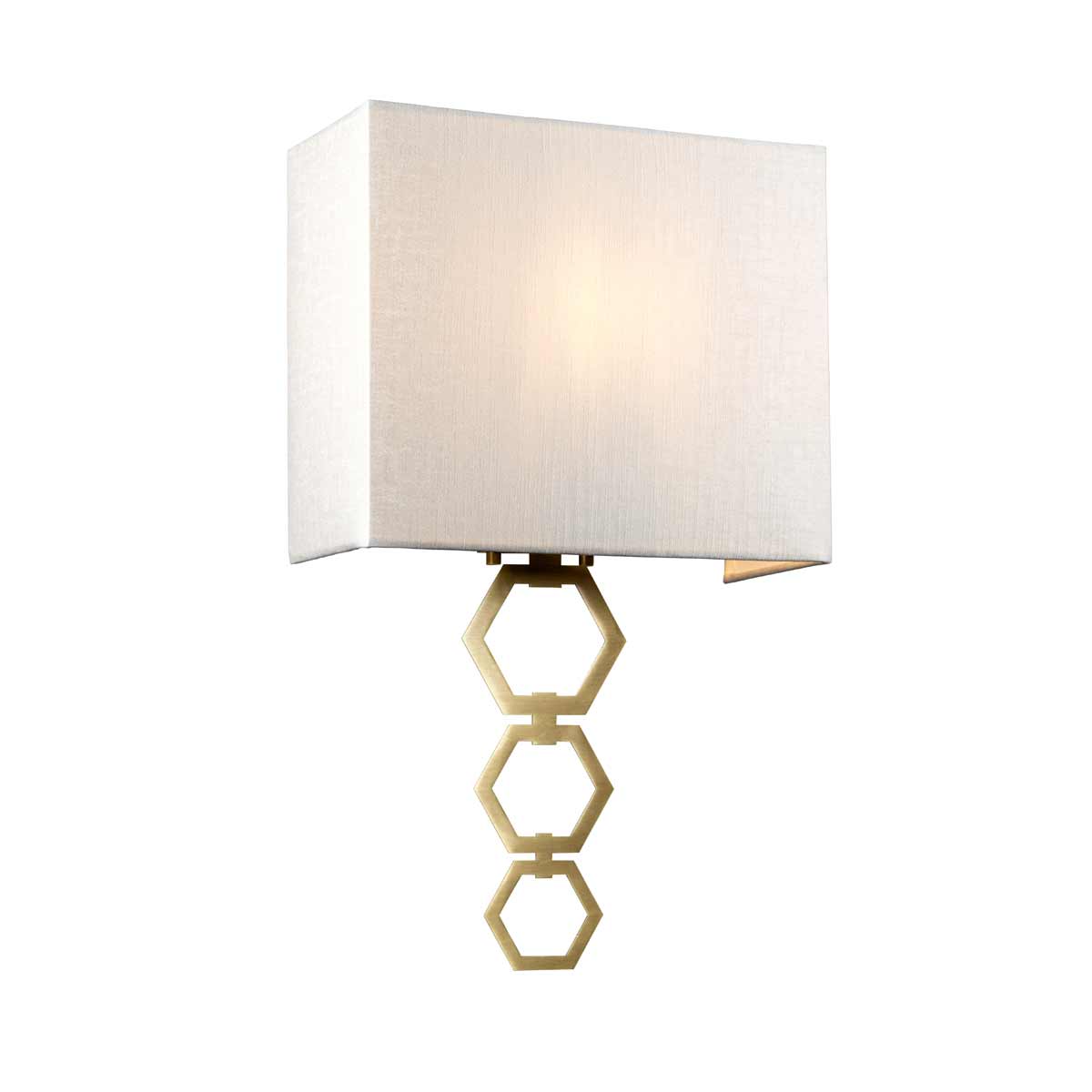 ElsteadRia Medium 1 aplique de pared ligero - latón envejecido