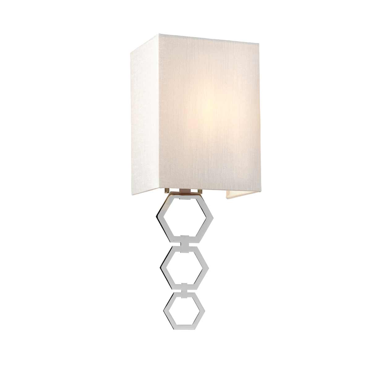 Elstead - RIA-SMALL-PC - Ria Small 1 Light Aplique de pared - Cromo pulido