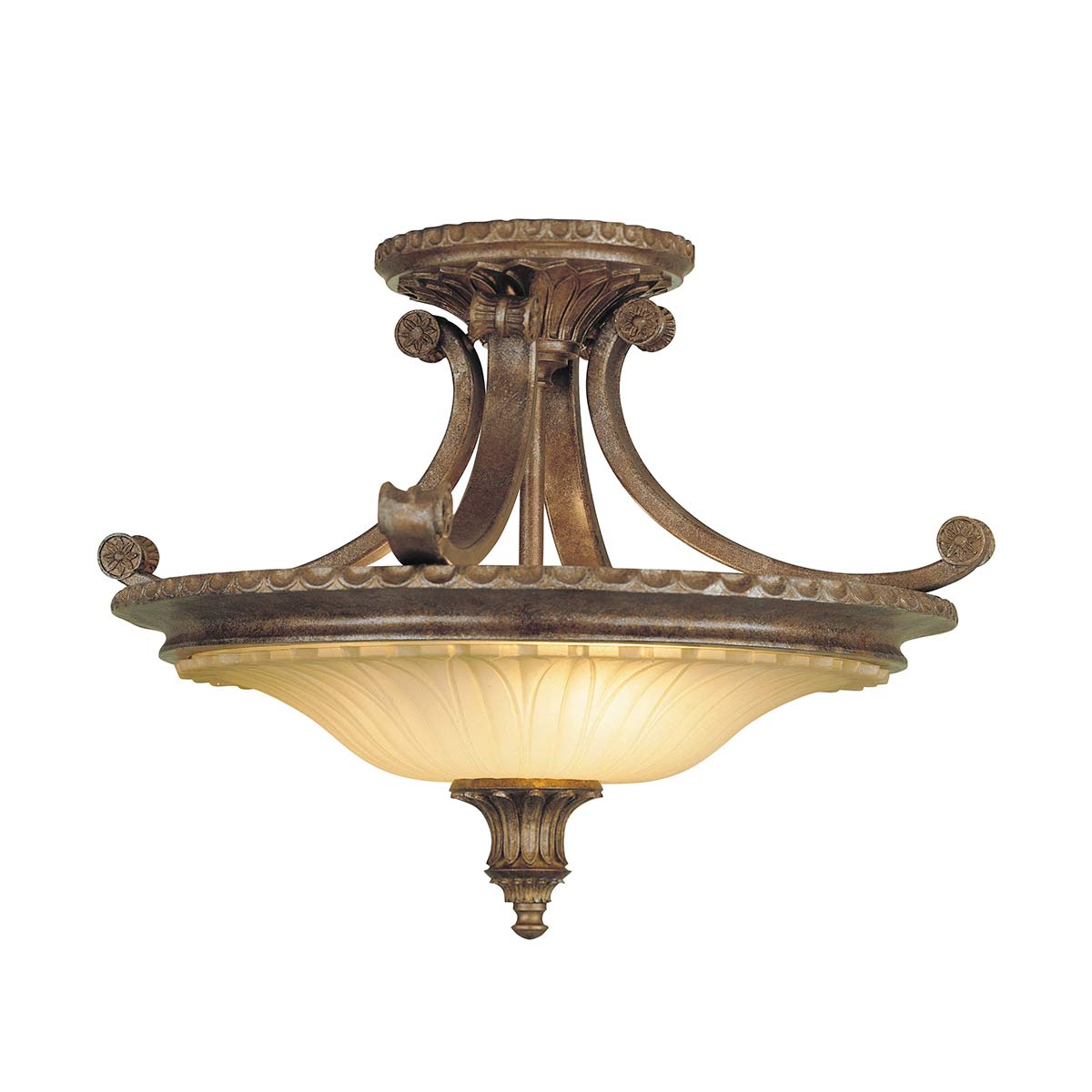 Elstead - FE-STIRLING-CASTLESF - Stirling Castle 2 Light Semi-Flush - Britische Bronze
