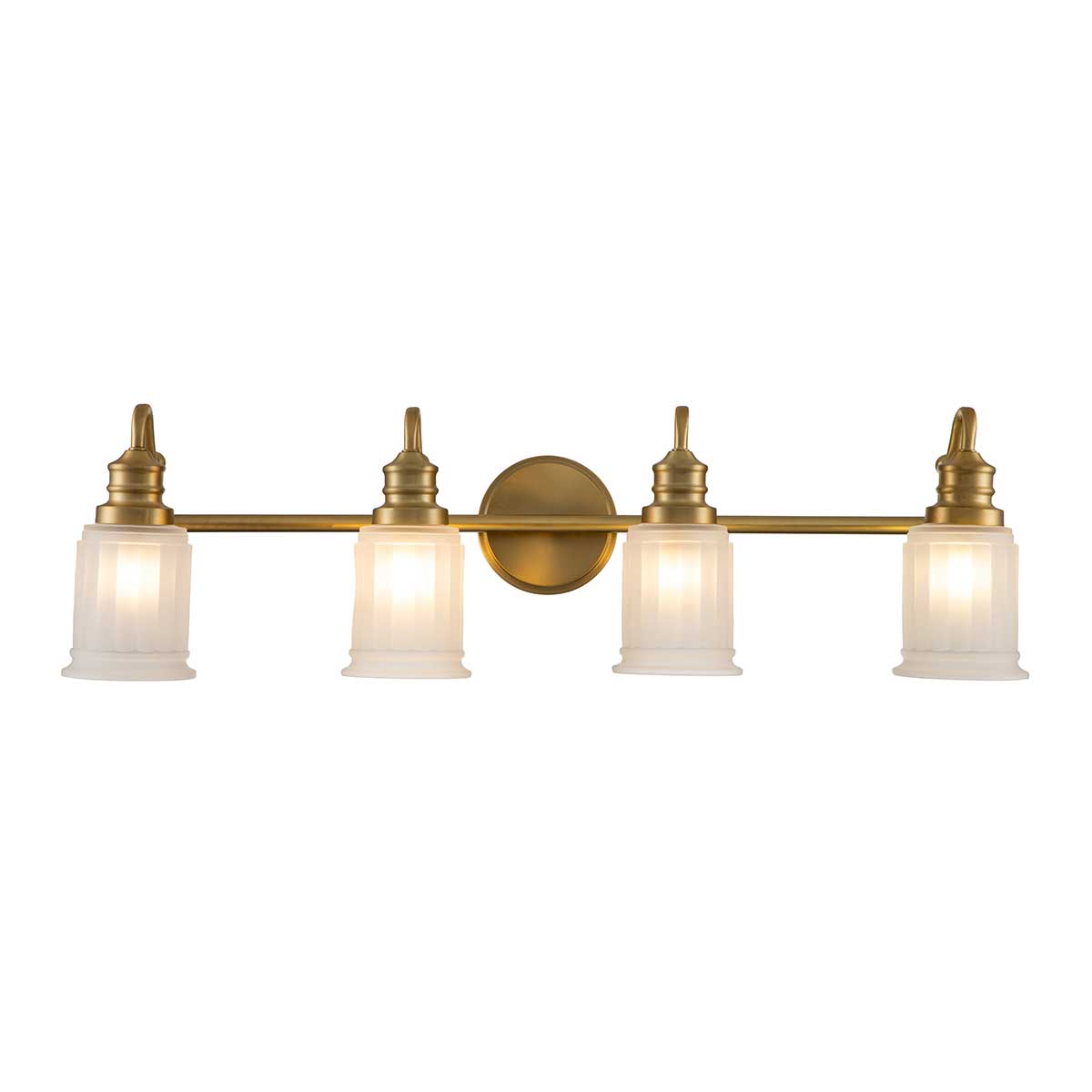 ElsteadSwell 4 Light Aplique de pared - Latón cepillado