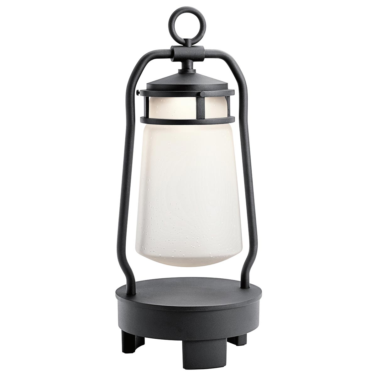 Elstead - KL-LYNDON-BT-A-BK - Lyndon Linterna portátil con altavoz Bluetooth - Enchufe UK - Negro texturizado