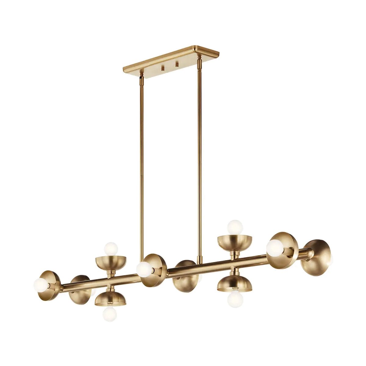 Elstead - KL-PALTA-LP10-CPZ - Lámpara colgante lineal Palta 10 lt - Bronce champán