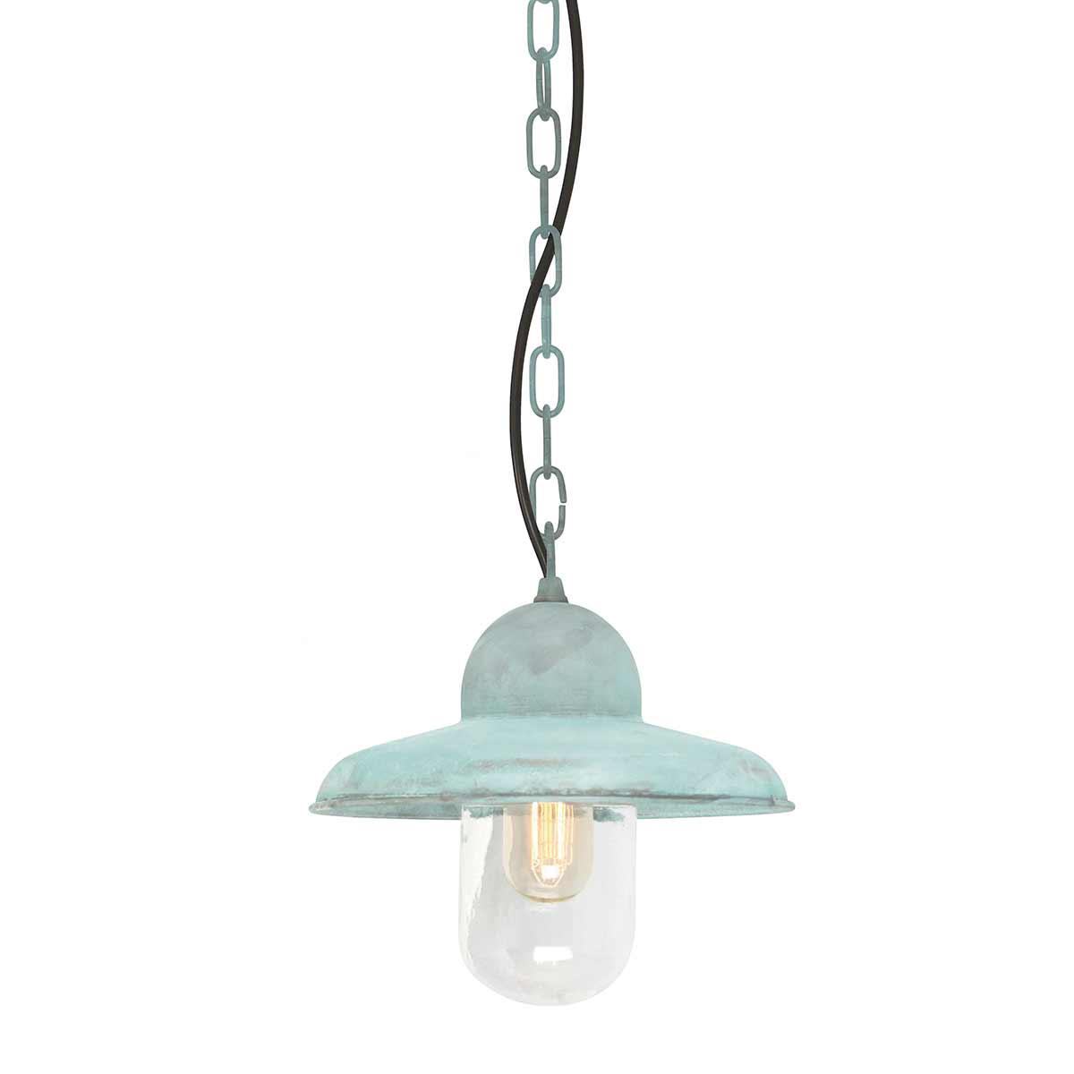 Elstead - SOMERTON-CH-V - Somerton 1 Guirnalda de luces Farol - Verdigris