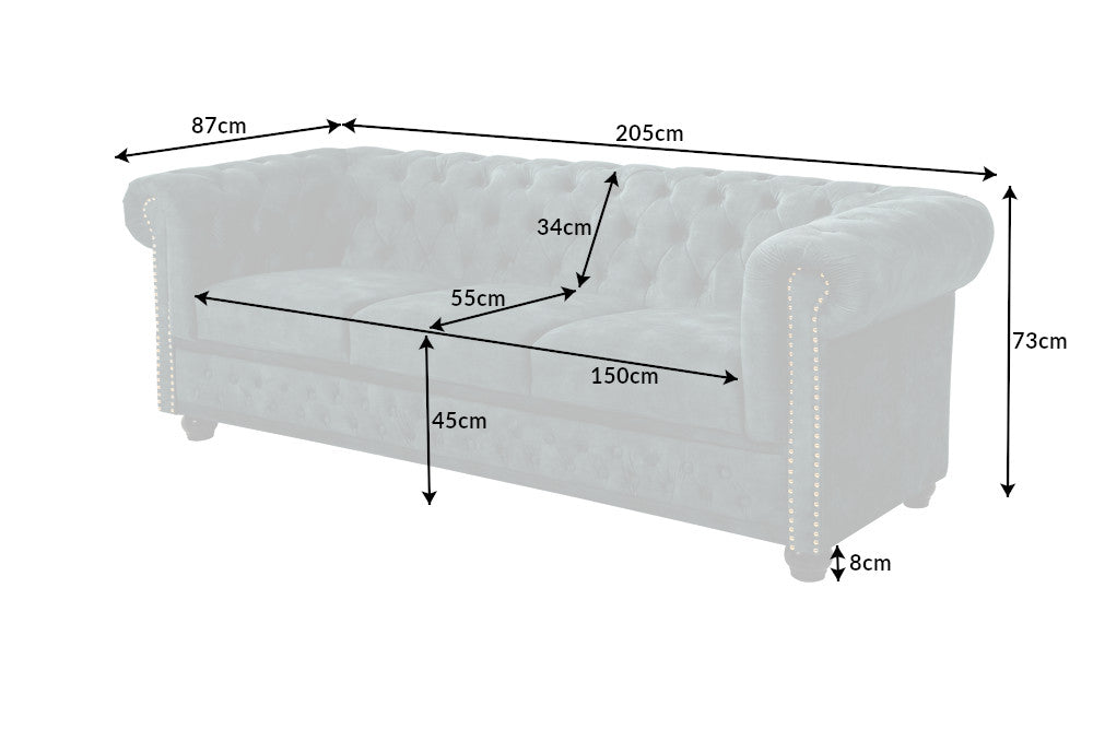Casa Élite&nbsp;Sofa CHESTERFIELD &nbsp;43091