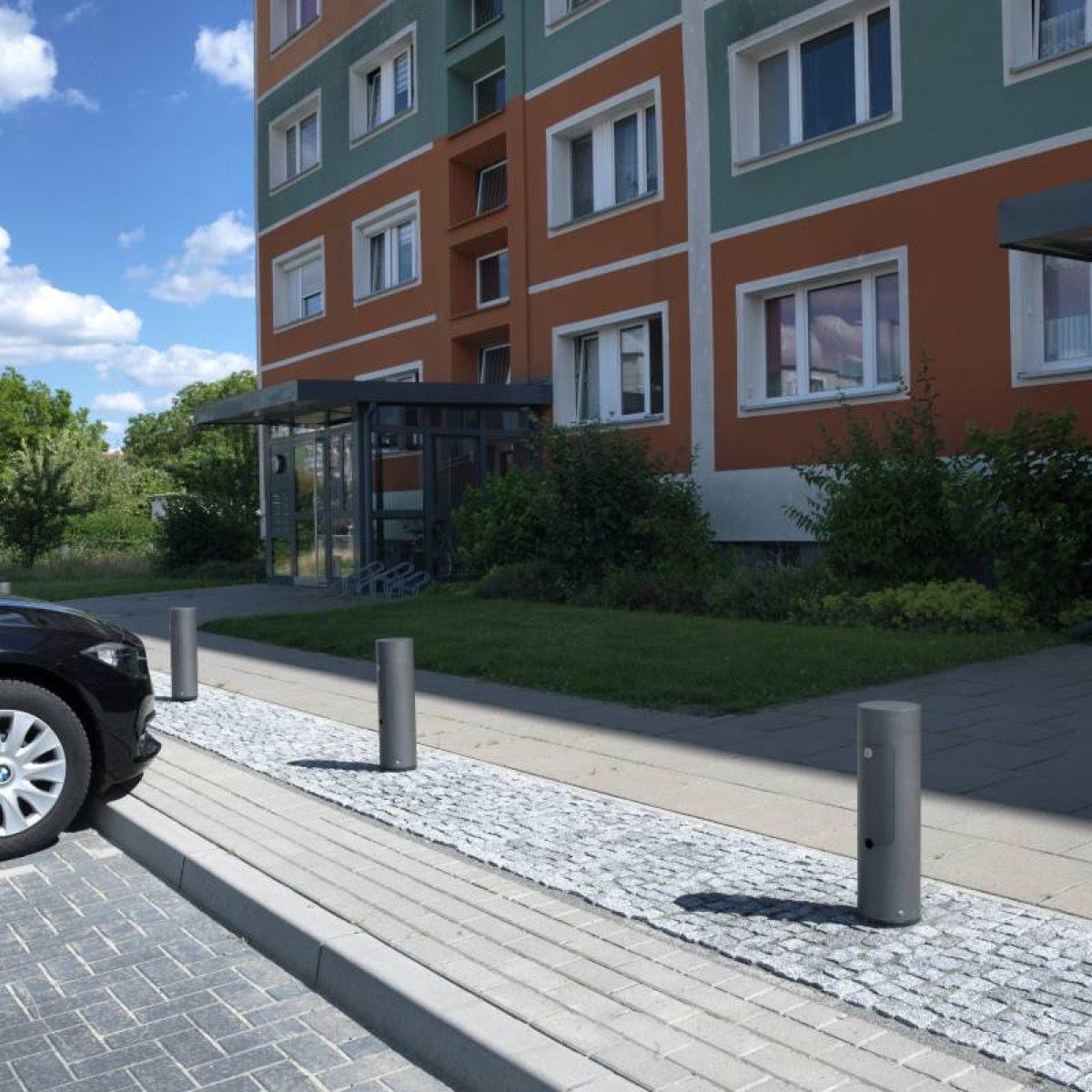 Steckdosensäule abschließbar - CEE der Firma Albert Leuchten