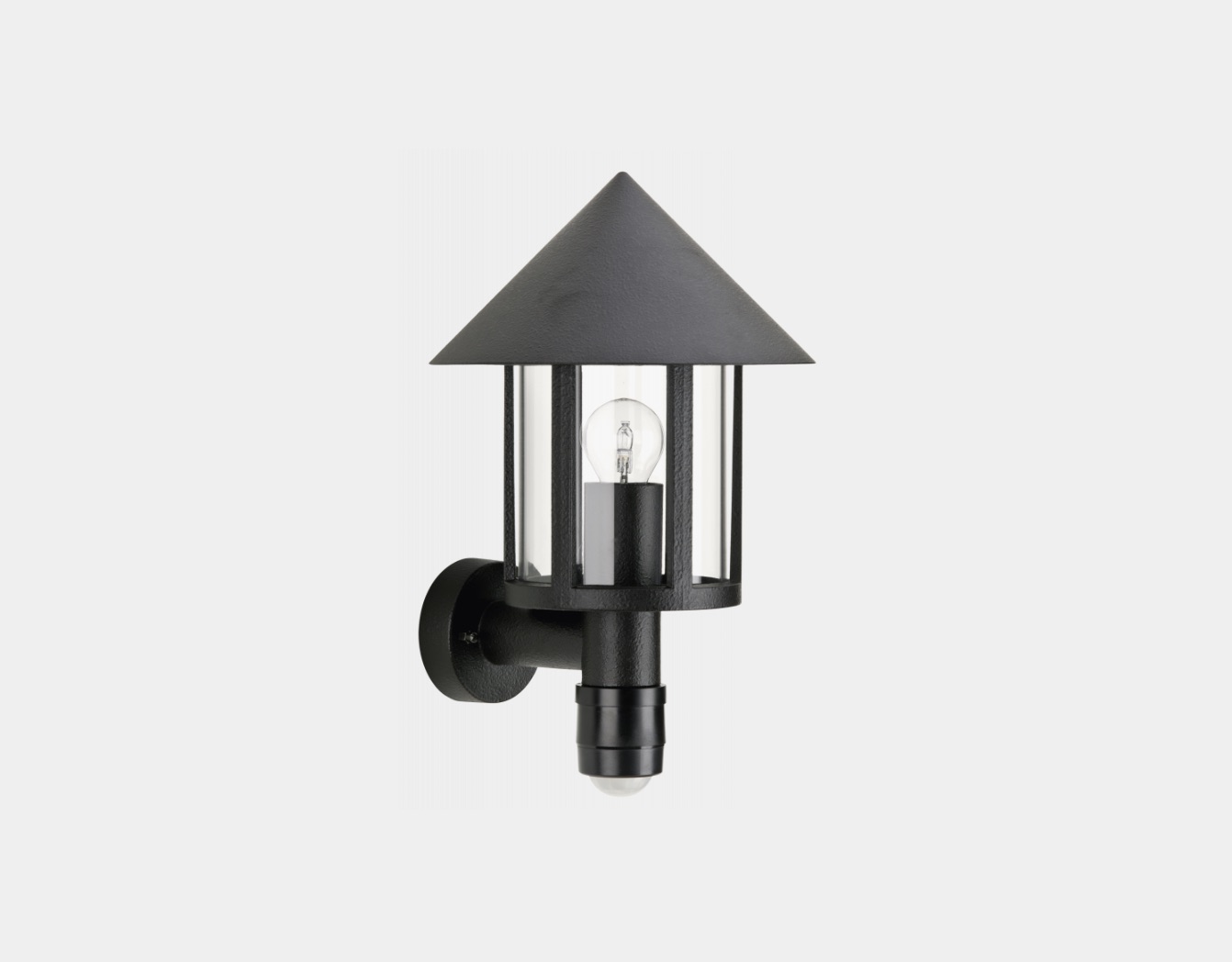 Albert LeuchtenWandleuchte Typ Nr. 1825 - Farbe: schwarz, mit BWM für 1 x Lampe, E27