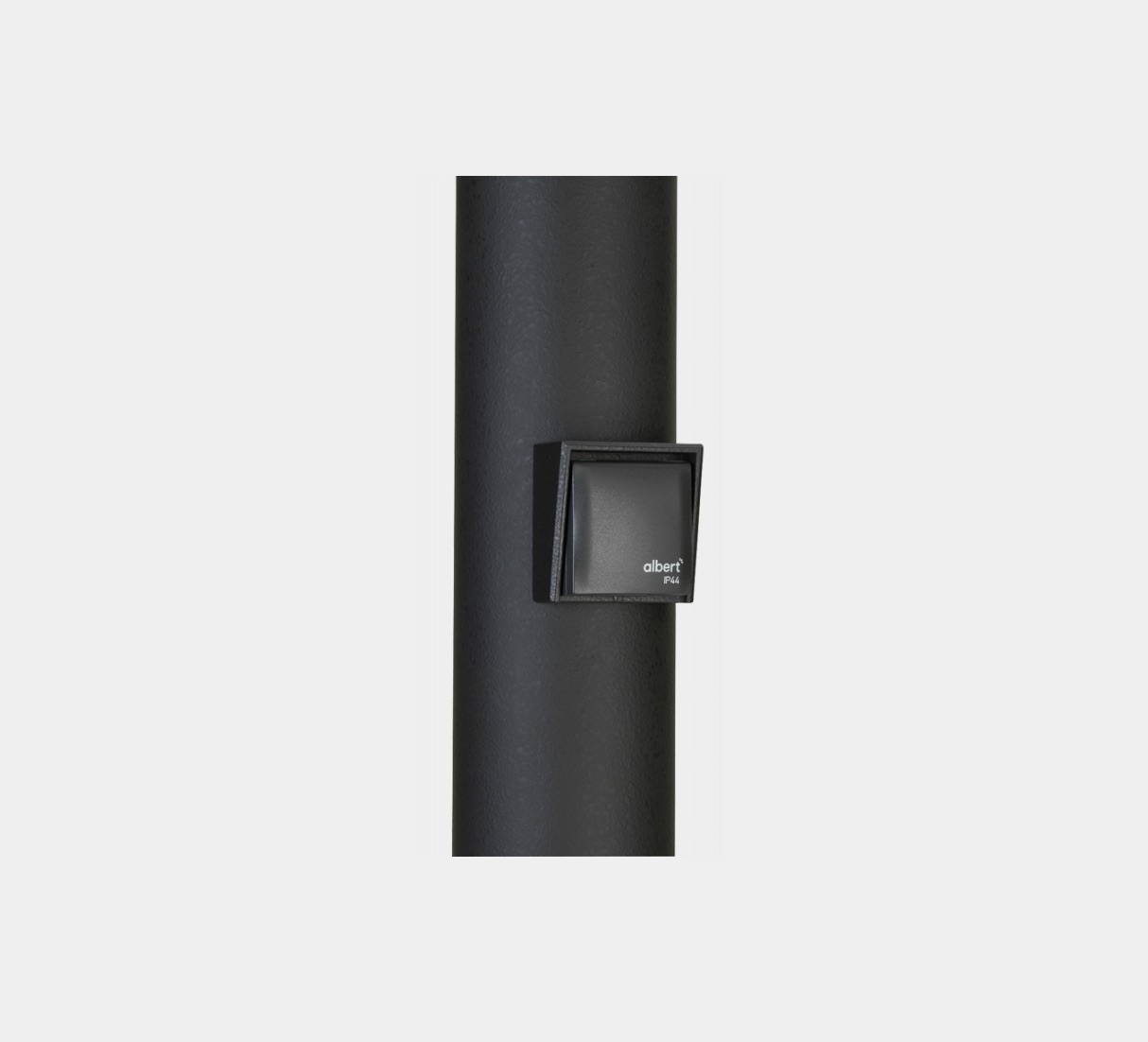 Albert LeuchtenEinbaugehäuse mit Schutzkontaktsteckdose IP44 / D - Typ F, für Pollerleuchten aus Aluminium mit d= 100 mm