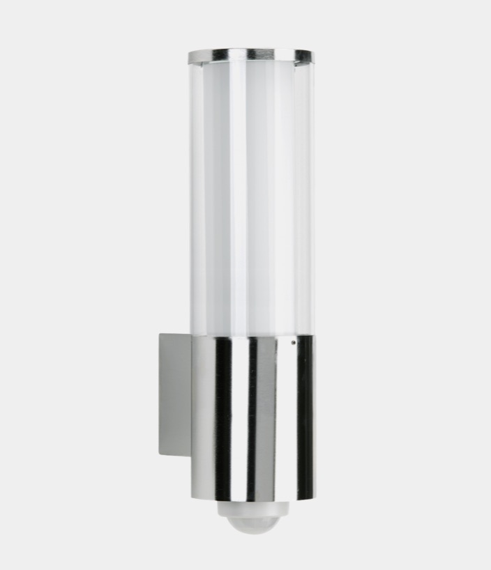 Albert LeuchtenWandleuchte Typ Nr. 0322 - Edelstahl, mit BWM für 1 x Lampe max. 20 W, E27