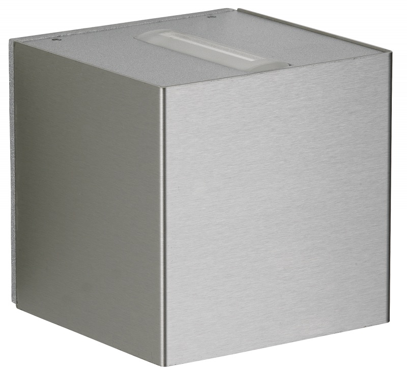 Albert LeuchtenWandstrahler Typ Nr. 2373 - 2-seitig - Edelstahl, eng/eng, mit 2 x LED 3 W
