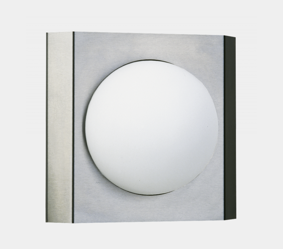 Albert LeuchtenWand- und Deckenleuchte Typ Nr. 6112 - Edelstahl, für 1 x Lampe, E27