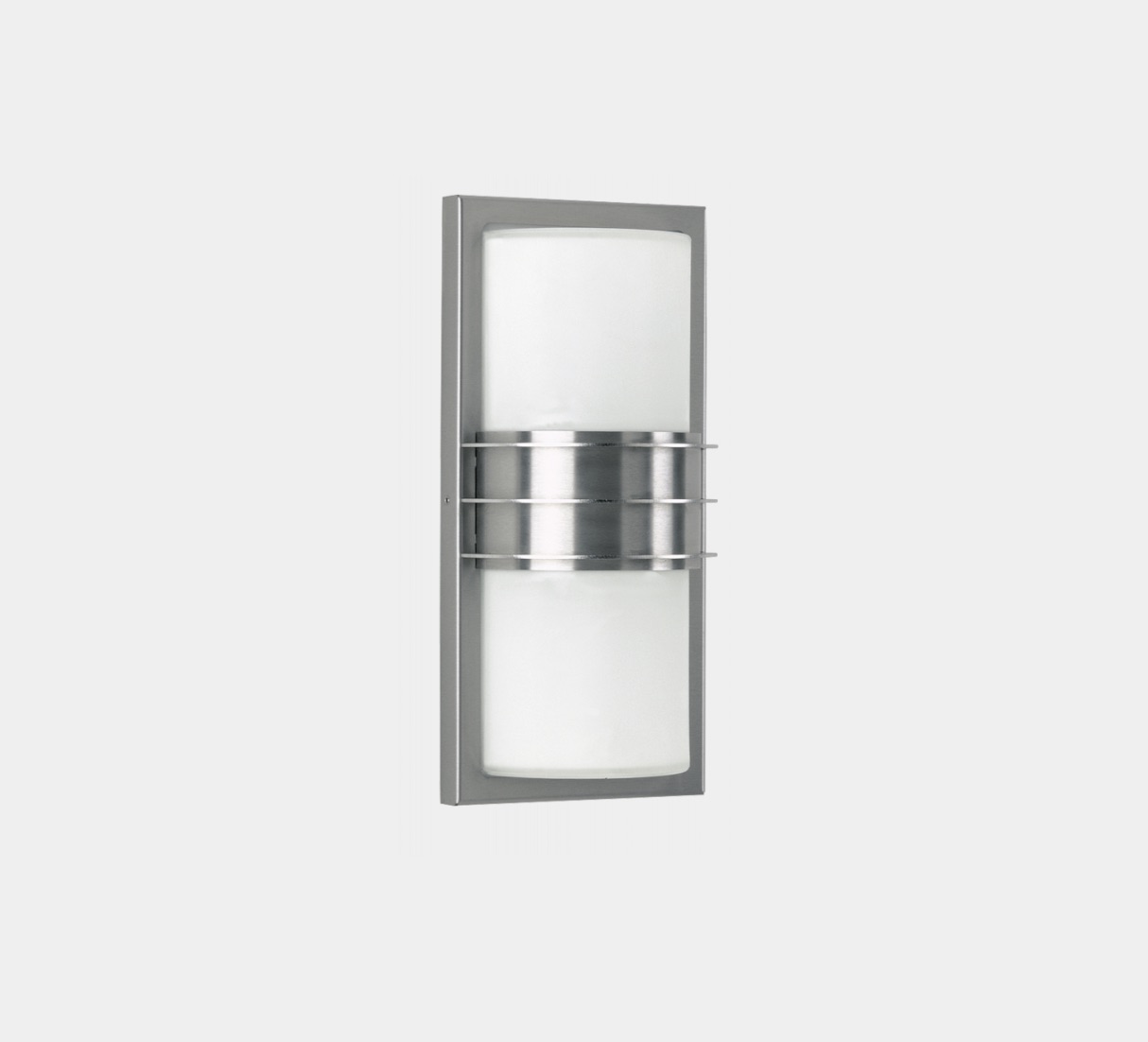 Albert LeuchtenWand- und Deckenleuchte Typ Nr. 6131 - Edelstahl, für 2 x Lampe, E27