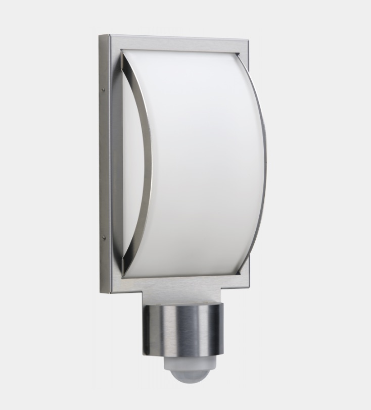 Albert LeuchtenWandleuchte Typ Nr. 6391 - Edelstahl, mit BWM, mit 1 x LED 10 W