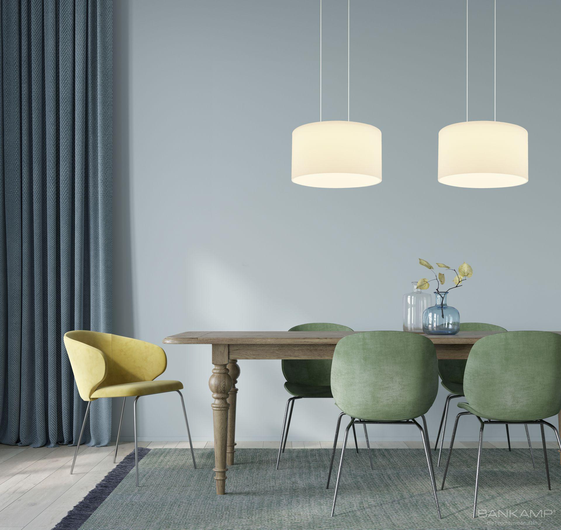 LED Pendelleuchte flex GRAND OPAL 3 flammig der Firma BANKAMP Leuchtenmanufaktur