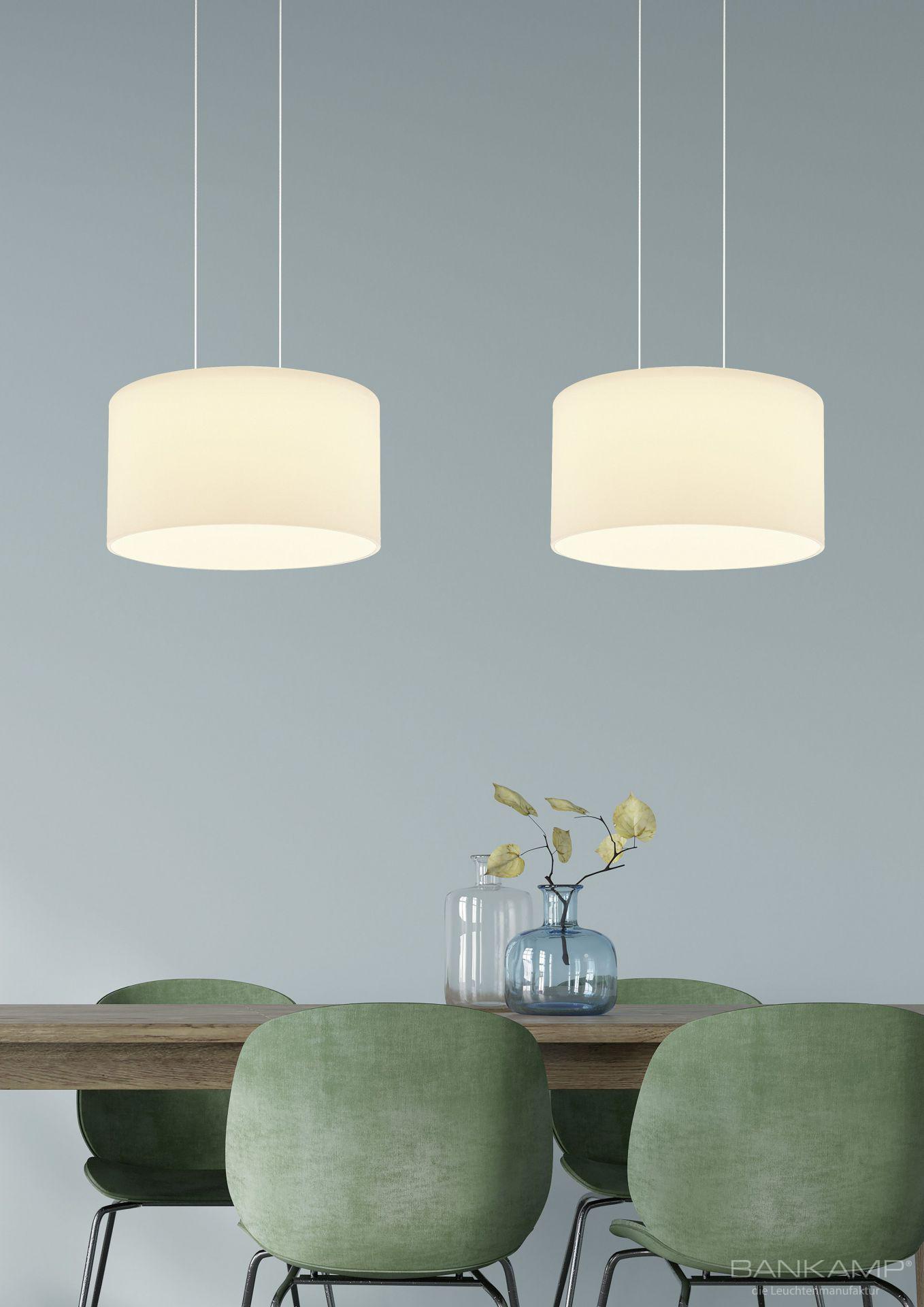 LED Pendelleuchte flex GRAND OPAL 3 flammig der Firma BANKAMP Leuchtenmanufaktur