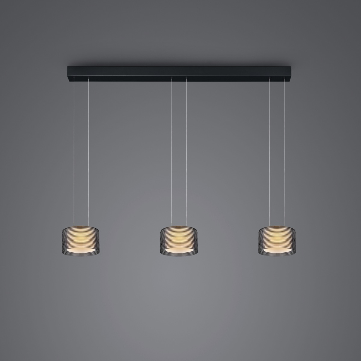 BANKAMP LED Pendelleuchte flex GRAND GROOVE 3 flammig BANKAMP LED Pendelleuchte flex GRAND GROOVE 3 flammig