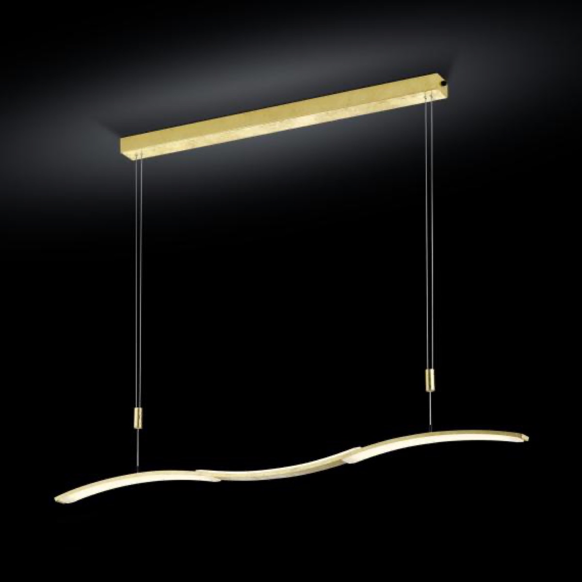 BANKAMP Leuchtenmanufaktur - L2183.1-26 - LED-Pendelleuchte Wave II luce elevata