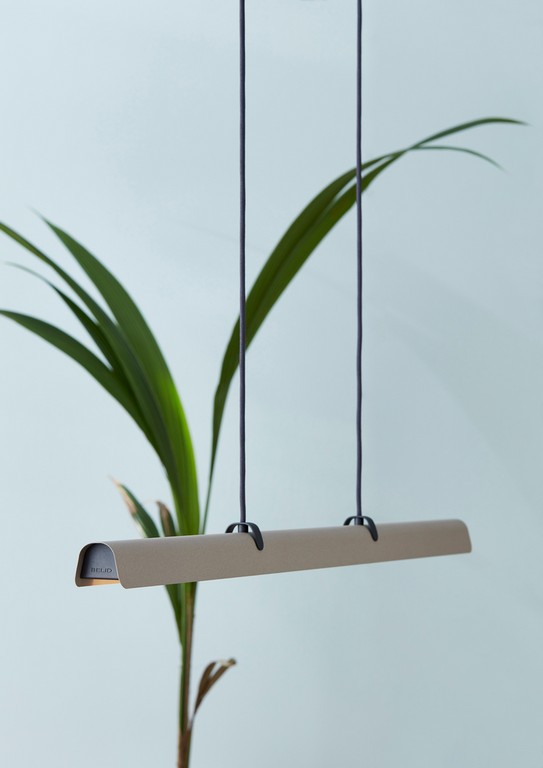 Fold linear Pendelleuchte B1180 anthrazit/sand LED der Firma Belid Leuchten