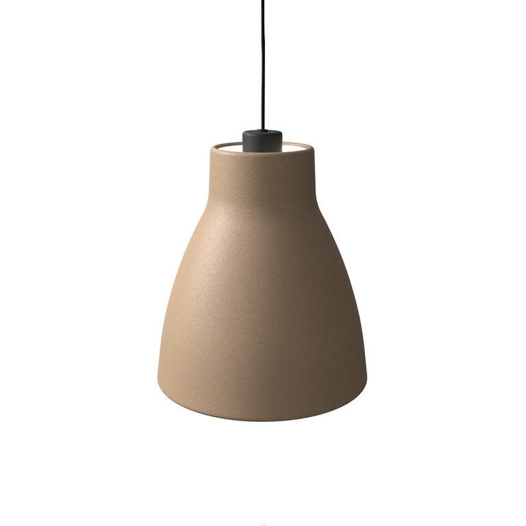 Belid LeuchtenGong Pendelleuchte D250 sand /schwarz  E27