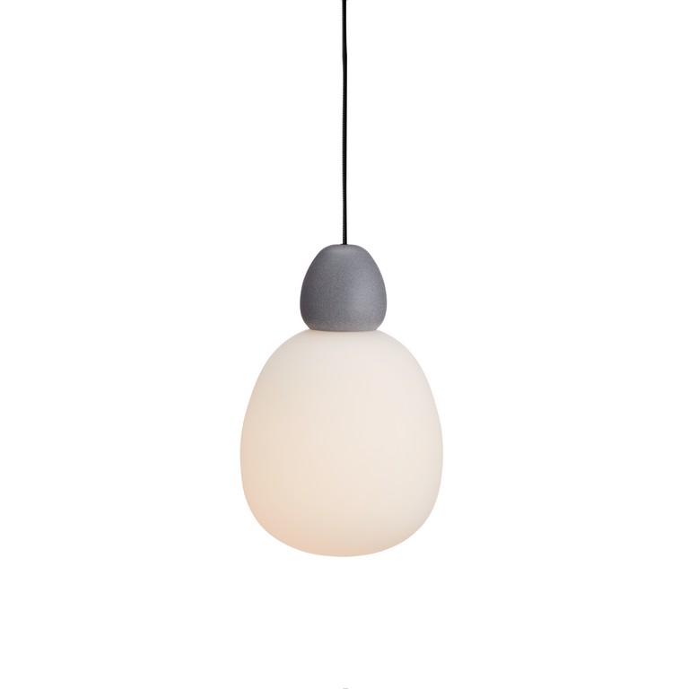 Belid LeuchtenBuddy Pendelleuchte D184 concrete /Opalglas E14
