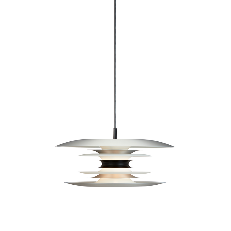 Belid Leuchten - 1445421 - Diablo Pendelleuchte D400 Alu/weiß E14