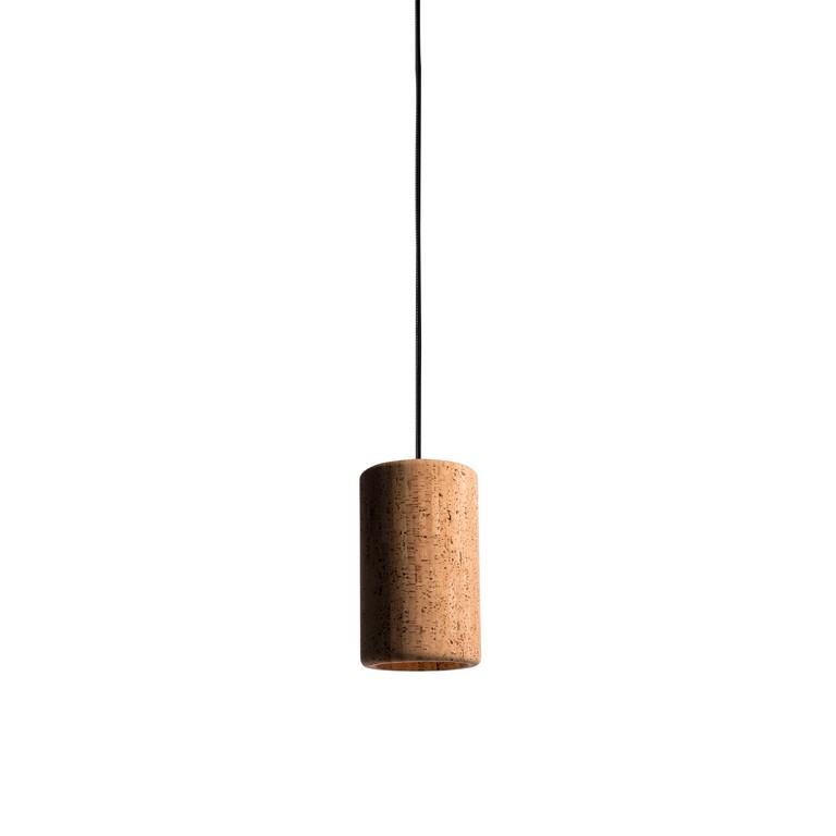 Belid LeuchtenPorto Pendelleuchte S D110 schwarz /kork nature GU10