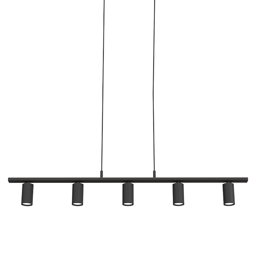 Belid LeuchtenLucy linear Pendelleuchte 5 schwarz GU10