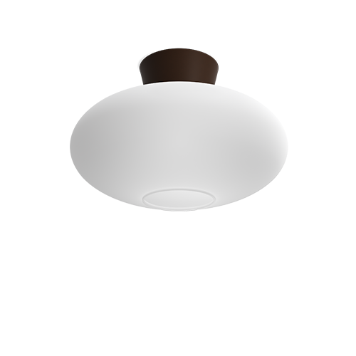 Belid LeuchtenBullo XL Deckenleuchte D380 oxid/Opalglas E27 Belid LeuchtenBullo XL Deckenleuchte D380 oxid/Opalglas E27