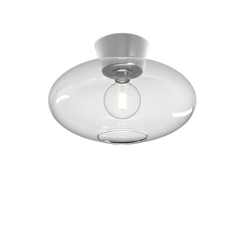 Belid LeuchtenBullo XL Deckenleuchte D380 aluminum/Klarglas E27 Belid LeuchtenBullo XL Deckenleuchte D380 aluminum/Klarglas E27