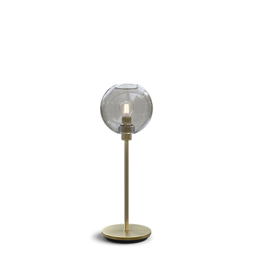 Belid LeuchtenGloria Tischleuchte Messing/Rauchglas E14 Belid LeuchtenGloria Tischleuchte Messing/Rauchglas E14