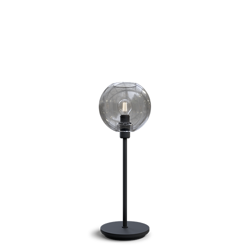Belid LeuchtenGloria Tischleuchte Struktur schwarz/Rauchglas E14 Belid LeuchtenGloria Tischleuchte Struktur schwarz/Rauchglas E14