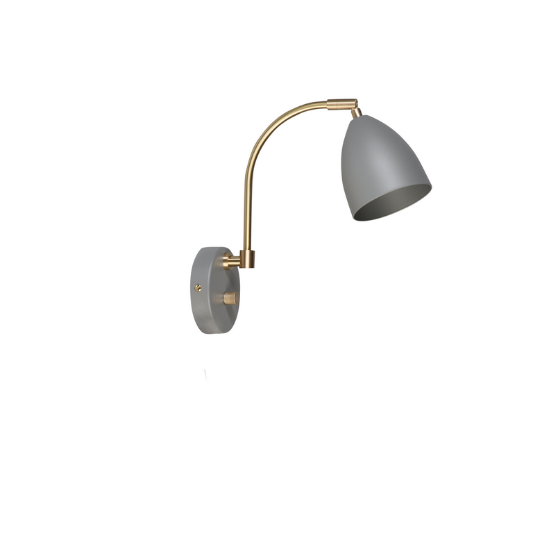 Belid LeuchtenDeluxe Wandleuchte warm grau/Messing MR16