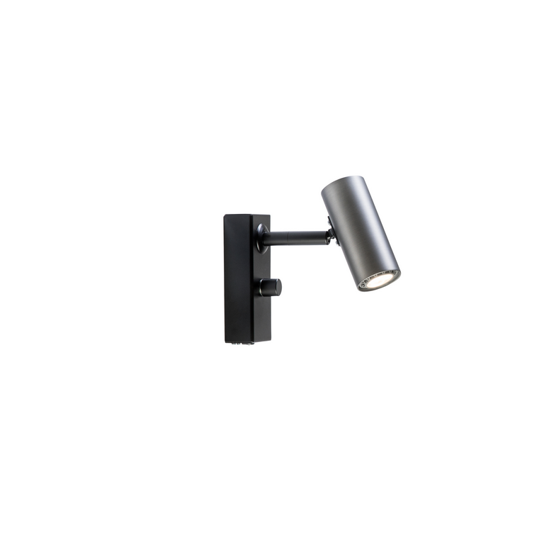 Belid LeuchtenCato Wandleuchte oxidgrau/schwarz single GU4/MR11