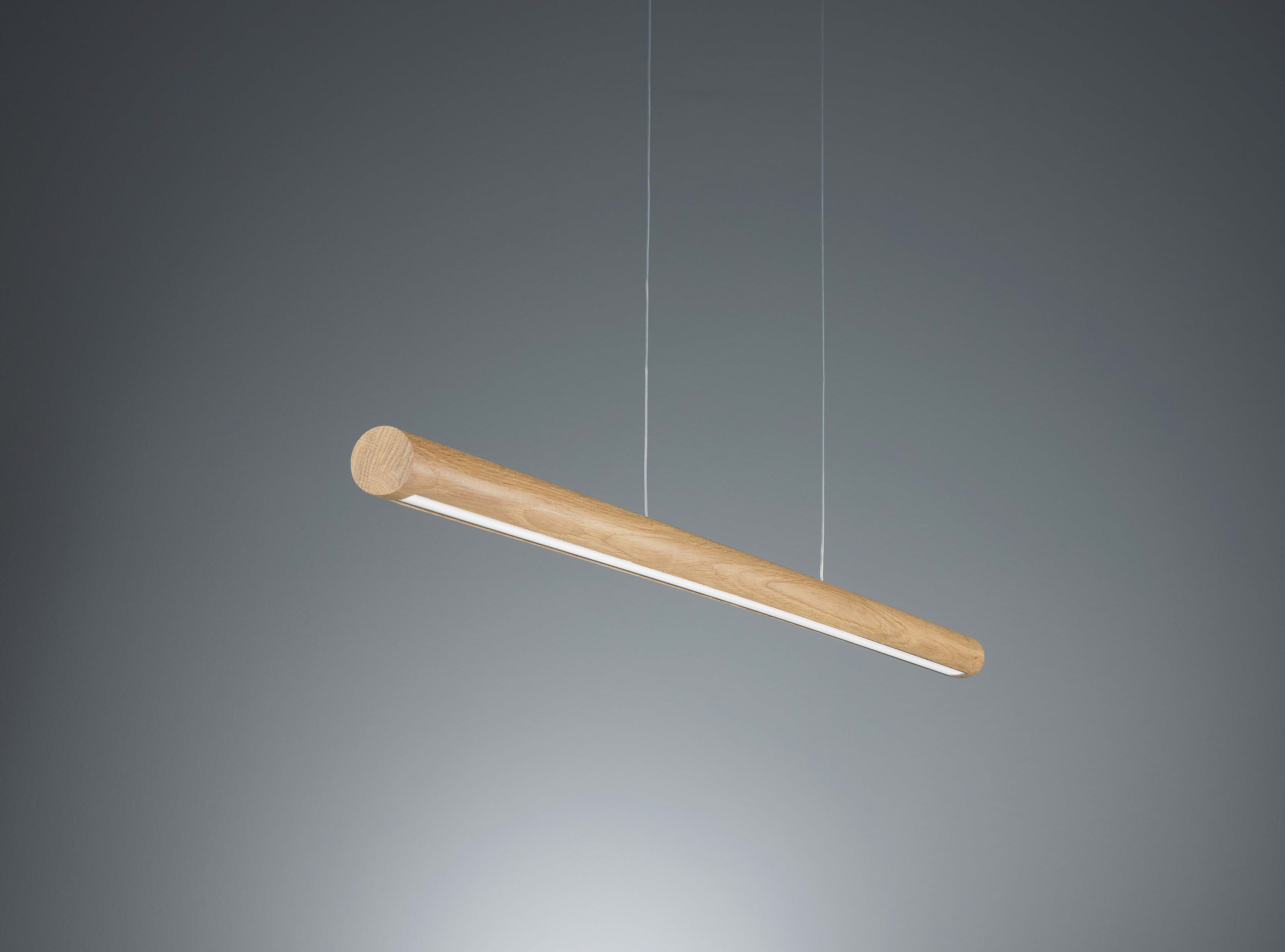 Böhmer Leuchten - 24069 - Pendelleuchte, Eiche geölt Woody round