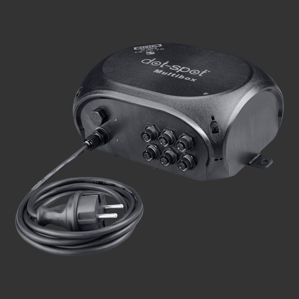 dot-spot - 92915.DT8 - Wassergeschützte Netzteilbox, 12 V, 60 W, steckerfertig