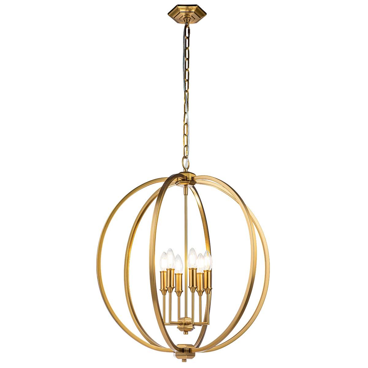 Elstead - FE-CORINNE-6P-L-BB - Pendelleuchte Corinne