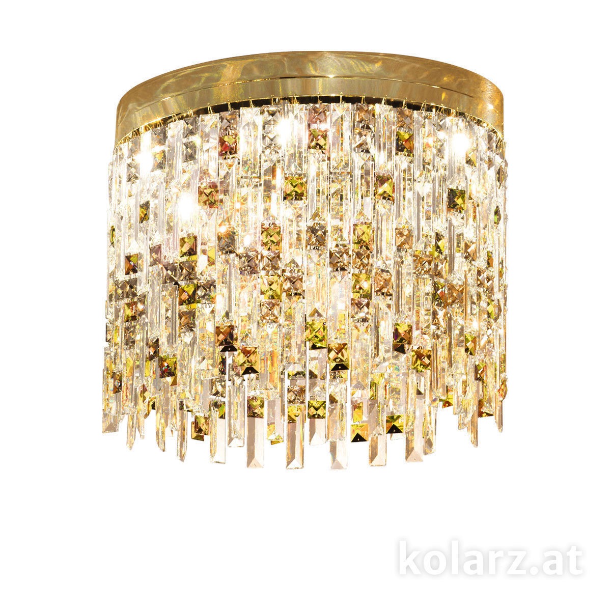 KOLARZ Leuchten Klassische Deckenleuchten & Deckenlampen fürs Wohnzimmer von KOLARZ Leuchten Deckenleuchte Prisma Stretta 45 cm 1344.16.3.P1.KpTGn