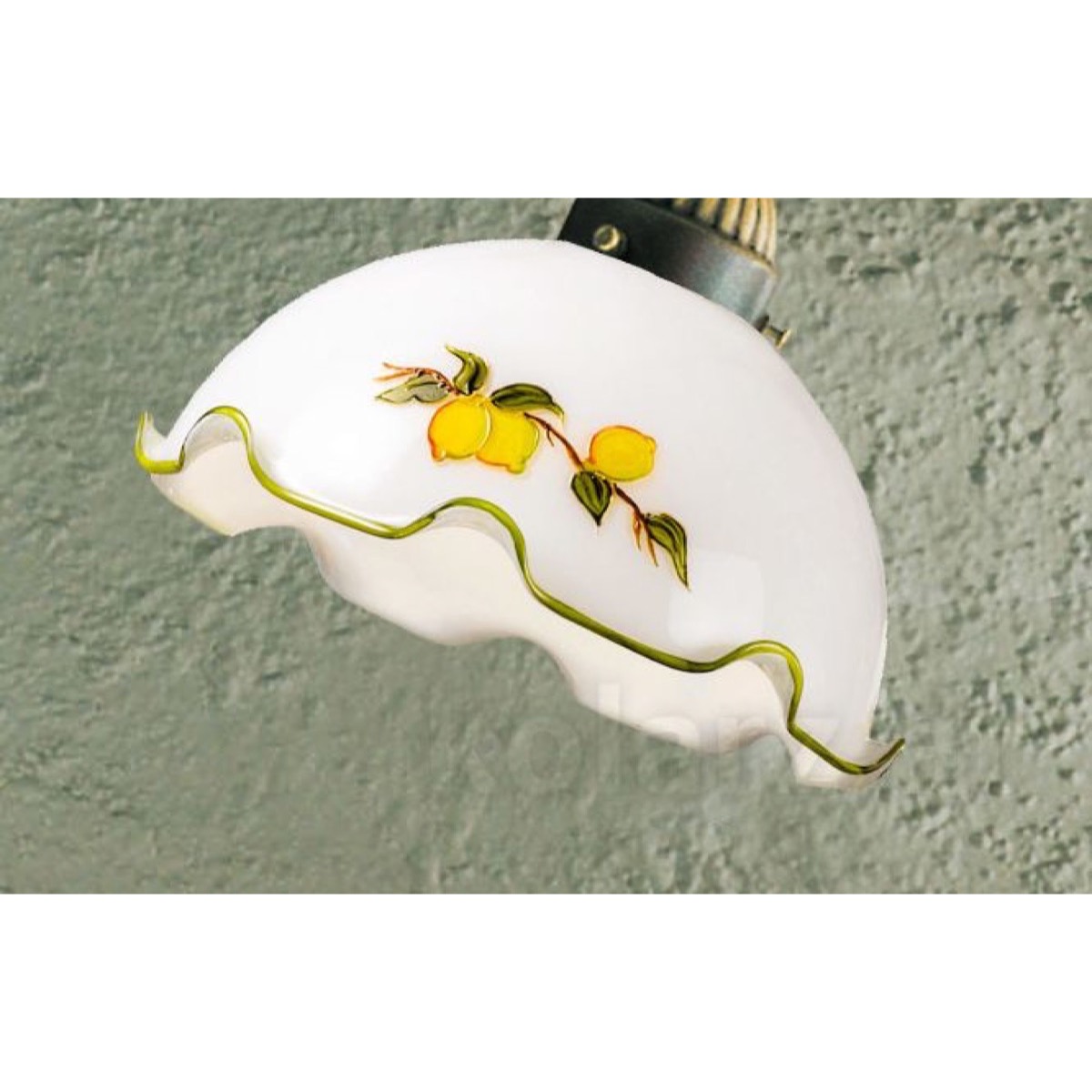 KOLARZ-Austrolux LeuchtenErsatzglas der Serie Nonna Kuppel Lemone mit Rüschen KOLARZ-Austrolux LeuchtenErsatzglas der Serie Nonna Kuppel Lemone mit Rüschen