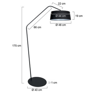 Steinhauer&nbsp;Stehlampe Anne-ZigZag&nbsp;4255ZW