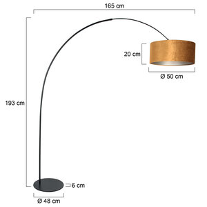 Steinhauer&nbsp;Stehlampe Curve&nbsp;4264ZW