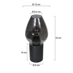 Steinhauer&nbsp;Tischleuchte Bloeba &nbsp;4378ZW