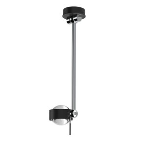 Puk Mini Wing Single - casquillo G9 / negro mate / cromo / 1250