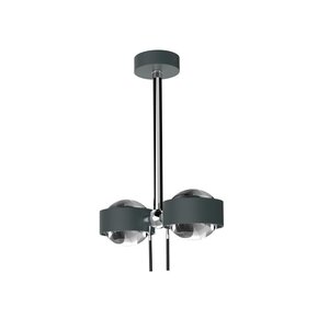 Puk Mini Side Twin - LED / antracita mate / cromo / 204