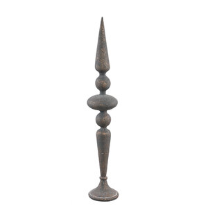 Estatua ornamental de cemento negro Elison L