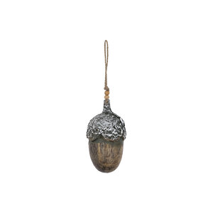 Laynee Snowgreen colgante de bellota de madera S